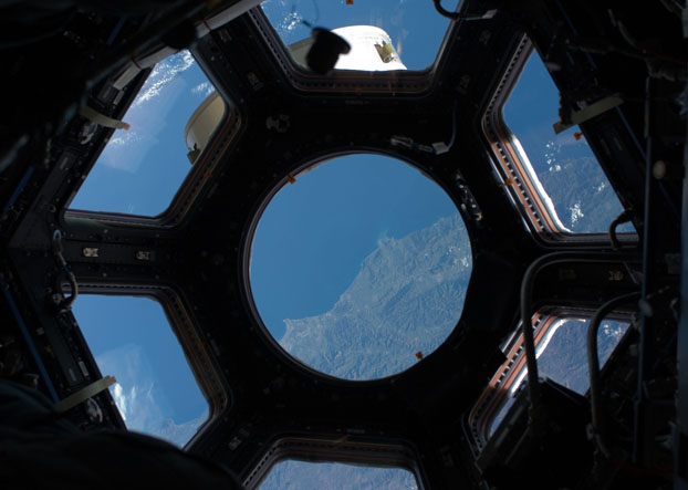 cupola view of earth - web